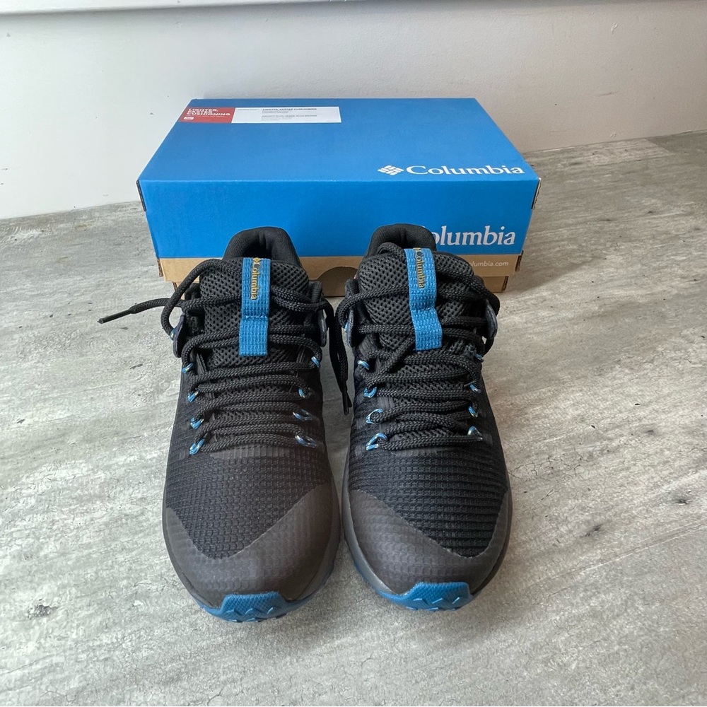 Columbia Trailstorm Waterproof Hiking Shoes‎ Women 7 Black new BL0156-010